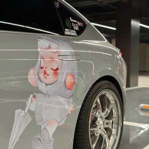 Autocollants de transfert pour véhicules, personnalisables, imperméables, résistants aux UV, en amine, 3D, pour vitres de voiture - Product Image 2