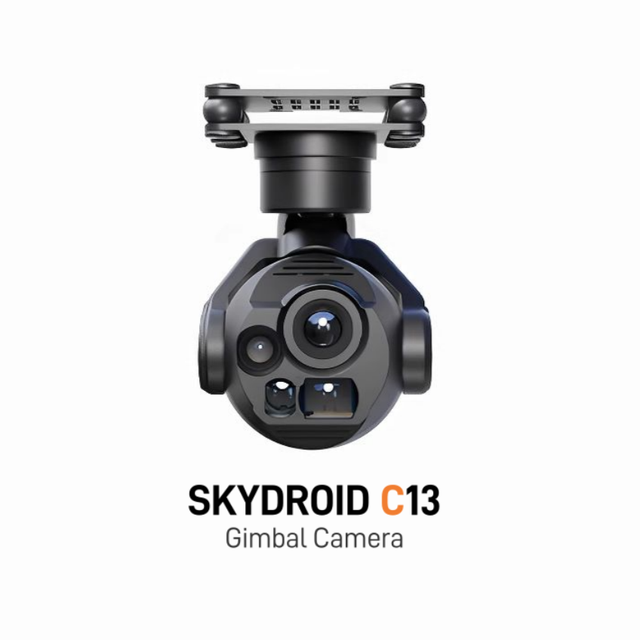 Skydroid C13 High-Definition 30X Multifunctional Gimbal Camera Three-Light Three-Axis Stabilization ALTarget
