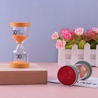 Minuteur de sable éducatif en forme de fruits colorés personnalisés pour l'apprentissage et la relaxation des enfants