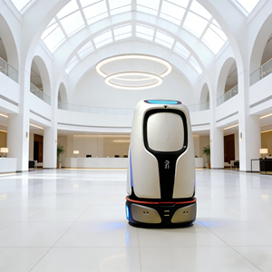 <span class=keywords><strong>Robot</strong></span> <span class=keywords><strong>serveur</strong></span> pour hôtel, <span class=keywords><strong>restaurant</strong></span>, service de recyclage des plats, <span class=keywords><strong>robot</strong></span> de livraison de nourriture Robint <span class=keywords><strong>avec</strong></span> une charge utile de 50 kg et une navigation LDS - Product Image 1