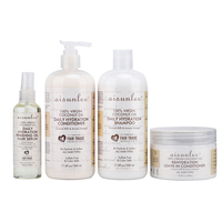 Ensemble Shampooing et Après-Shampooing Hydratant au Miel et au Yaourt Sans Sulfate, Fourniture d'Usine