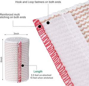 ضمادة مرنة قوية قابلة للتعديل معتمدة للاستخدام الرياضي والطبي مع إغلاق بالفيلكرو - Product Image 2