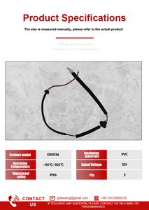 A185 harnes lampu rem tinggi, rakitan E00036 konduktor tembaga telanjang terisolasi PVC IP66 12V nilai adaptor mobil komputer - Product Image 5