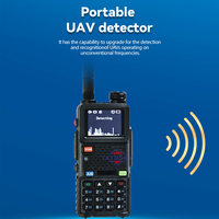Détecteur de drones de sécurité avancé 300-6200 MHz, système de détection de drones portable étanche, systèmes d'alarme portables 1,5 km