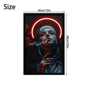 Pintura Personalizable con Iluminación LED, Arte en MDF, Pintura Decorativa para Colgar en la Sala <span class=keywords><strong>de</strong></span> Estar - Product Image 5