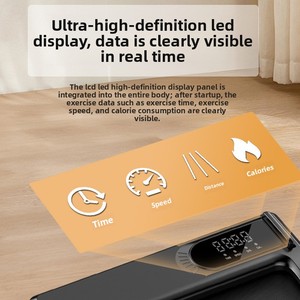 <span class=keywords><strong>Tapis</strong></span> <span class=keywords><strong>de</strong></span> marche pliable électrique professionnel <span class=keywords><strong>de</strong></span> haute qualité avec écran LED portable, mini <span class=keywords><strong>tapis</strong></span> <span class=keywords><strong>de</strong></span> <span class=keywords><strong>course</strong></span> 2HP, capacité <span class=keywords><strong>de</strong></span> charge 120KG, amortissement des chocs - Product Image 2