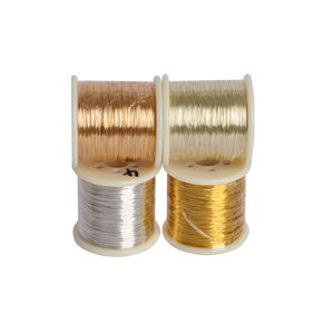 250 g/rollo de alambre de cobre de <span class=keywords><strong>latón</strong></span> antideslustre, hilo de oro y plata DIY para <span class=keywords><strong>joyería</strong></span>, collar, fabricación de pulseras, accesorios, <span class=keywords><strong>Material</strong></span> para encontrar - Product Image 2