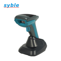 Syble XB-D50BT barang baru nirkabel, pemindai kode QR 2D gambar CMOS dengan dudukan pengisian