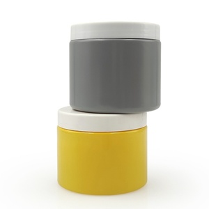 Custom Wholesale <b>Empty</b> Color Printed Plastic Face Cream PP <b>Jar</b> for Cosmetic Body Butter Packaging Screw PP Cap for Lotion Use - Product Image 1