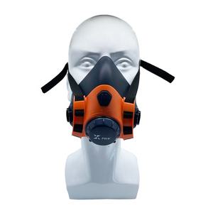 Respirador de Media Cara de Silicona Desechable, Suministro de Fábrica, Cartuchos de Máscara de Gas, Alta Filtración, Antipolvo, 3 Capas, Certificado EN140 - Product Image 4