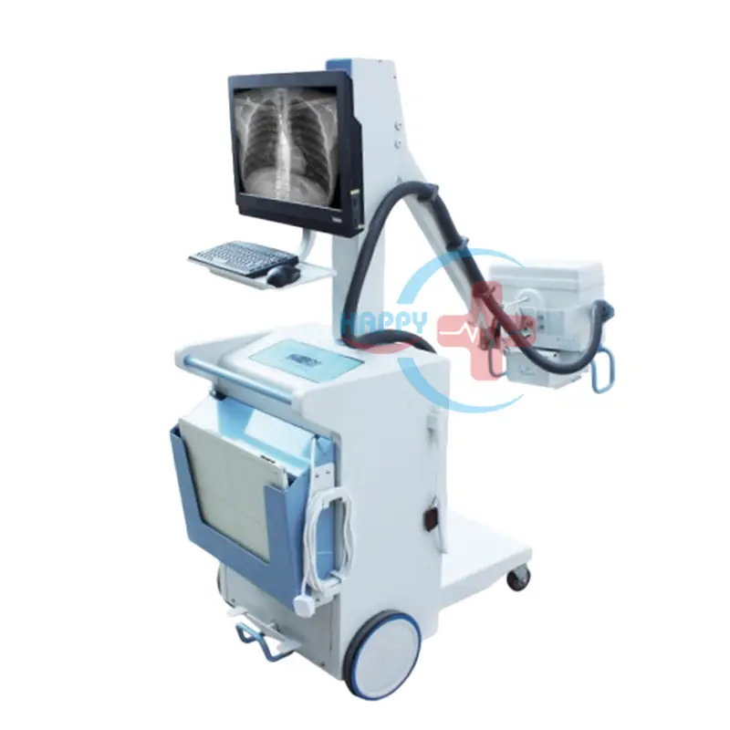 HC-D023 الطبية عالية التردد 5KW المحمول الرقمية X راي آلة مع مكشاف ألواح مسطحة