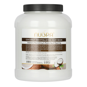 <span class=keywords><strong>Mascarilla</strong></span> Capilar NUSPA Orgánica de Larga Duración, Tratamientos <span class=keywords><strong>para</strong></span> Mejorar <span class=keywords><strong>el</strong></span> Brillo, Restaurar <span class=keywords><strong>el</strong></span> Brillo Natural, 5L, Esencia de Coco - Product Image 1