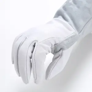 Da forge/MIG/Stick Hàn găng tay nhiệt/chống cháy găng tay cho hàn xử lý Găng tay với 16 inch thêm dài tay áo