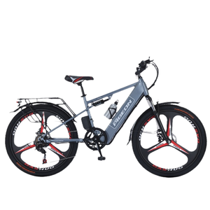 Vélos de montagne électriques 48V de haute qualité en gros, pneus de 26 pouces, loisirs urbains, longue autonomie, moteur à moyeu arrière, batterie au lithium - Product Image 4