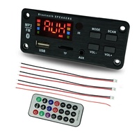 JQ 2X25W araba ses ses güç amplifikatörü modülü kurulu MP3 Bluetooth modülü çalar dekoder kurulu USB kiti