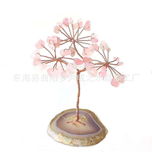 <b>Crystal</b> <b>Tree</b> Ornament Mini Decorative Craft For Home Decoration Gift Collection - Product Image 3