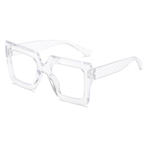 Gafas cuadradas de bloqueo de luz azul de gran tamaño, superventas, de dos tonos, gafas de ordenador de moda para mujer para pantallas digitales - Product Image 5
