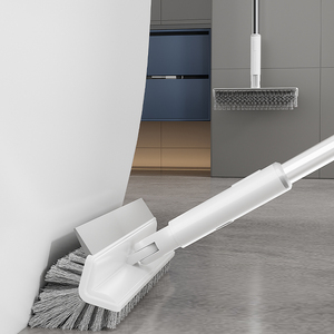 Wholesale 2-in-1 Bathroom <strong>Cleaning</strong> <strong>Brush</strong> Floor Scrub with Squeegee for Basic <strong>Cleaning</strong> - Product Image 1