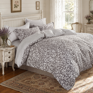 Poland Stock Woven Modern 200TC Cotton Bedding Set Floral Duvet <b>Cover</b> for EU Dropshipping Guesthouse <b>Bed</b> Linen - Product Image 5