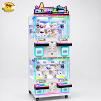 Mini machine à prix et attrape-jouets avec borne d'arcade pour quatre joueurs, options de griffes de 60/85/100 mm pour les exploitants de salles de jeux