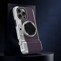 Caméra stéréo à technologie intégrée compatible pour iPhone 16 15 13 12 14 Étui rigide pour téléphone Apple All-inclusive PC Material Phone