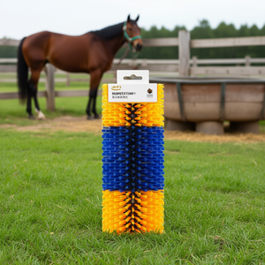 Spazzola per grattare il bestiame da 17,1 pollici, prodotto per la cura dei cavalli per alleviare il prurito, misura media, in materiale PP - Product Image 2