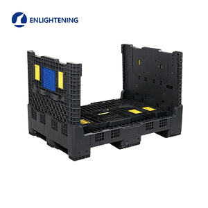 <span class=keywords><strong>ลัง</strong></span>พาเลท HDPE แข็งแรงทนทาน ใช้ซ้ำได้ แบบ <span class=keywords><strong>3</strong></span> ราง โปรไฟล์ต่ำ พร้อมประตูเปิด 4 ด้าน สำหรับจัดเก็บสินค้าจำนวนมาก - Product Image 4
