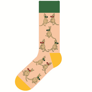 Chaussettes kangourou en coton pour hommes Funny Animal Stocking Bulk Comical Chaussettes pour hommes - Product Image 6