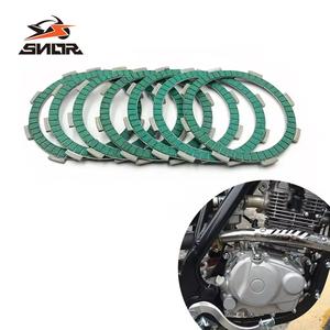 Disques d'embrayage en papier pour moto SNOR, plaques de friction d'embrayage pour moteurs HONDA CB CG <span class=keywords><strong>125</strong></span> 150 250 <span class=keywords><strong>ZONGSHEN</strong></span> LONCIN <span class=keywords><strong>125</strong></span> 250 - Product Image 1