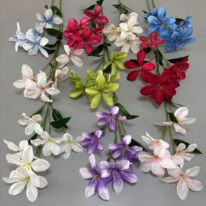 Guirnalda de flores de seda con diseño de orquídeas para decoración del hogar, accesorios de fotografía, estilo moderno - Product Image 1