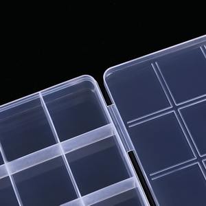 Boîte de rangement en plastique transparent à 15 compartiments, organisateur de bijoux à double boucle, organisateur de bureau pour perles, graines, matériel, outils de bricolage - Product Image 4