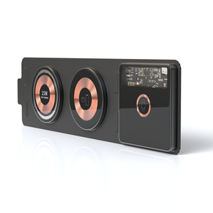 נייד 3 ב-1 טעינה מהירה מטען אלחוטי מגנטי תואם עם מכונית טלפון נייד עם פונקציונליות QC3.0 ומיקרופון - Product Image 1