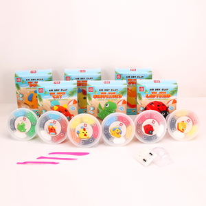 Kit de Pâte à <span class=keywords><strong>Modeler</strong></span> à Séchage à l'Air pour Voitures <span class=keywords><strong>Animaux</strong></span> à Tirer, avec Outils, Pâte Super Légère Non Toxique, Jouet Éducatif pour Enfants, Vente <span class=keywords><strong>en</strong></span> Gros - Product Image 4