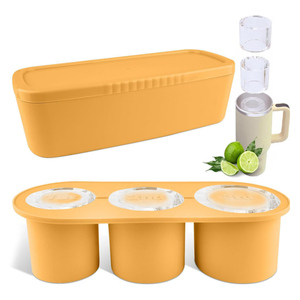 Accessoires de tasse Stanlys creux sans BPA 30 40oz gobelet Silicone moule à glaçons plateaux Logo personnalisé acceptable sorbetière - Product Image 1