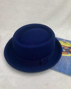 หมวกเฟโดราทรงใหม่คุณภาพสูง แฟชั่น ทำจากขนสัตว์ 100% ทรงกลม ขอบม้วน สำหรับผู้ชายและผู้หญิง รุ่น LM01 - Product Image 3