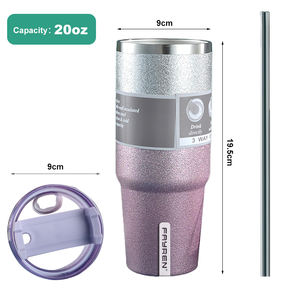 Vente en gros de canette de boisson en acier inoxydable de 20Oz, tasse de refroidissement, bouteille d'<span class=keywords><strong>eau</strong></span>, canettes isolées par Sublimation, support de refroidissement - Product Image 4