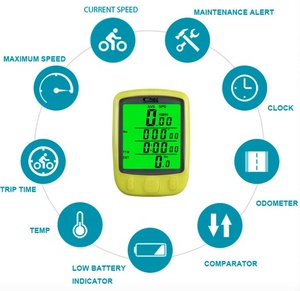 Meghna <strong>Bicycle</strong> Speedometer and Odometer Waterproof Cycle Bike <strong>Computer</strong> with LCD Display &amp; <strong>Multi</strong>-<strong>Functions</strong> - Product Image 5