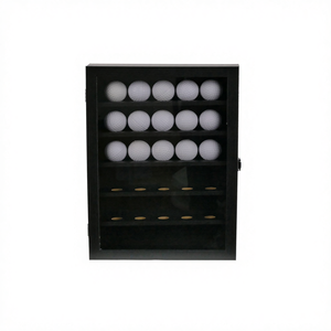 Vitrina <span class=keywords><strong>de</strong></span> Exhibición <span class=keywords><strong>de</strong></span> Pelotas <span class=keywords><strong>de</strong></span> Golf con Marco <span class=keywords><strong>de</strong></span> Espejo Estilo Europeo Grande - Estilo Caja <span class=keywords><strong>de</strong></span> <span class=keywords><strong>Sombra</strong></span> - Pelotas Firmadas por Jugadores Campeones Familiares - Product Image 1