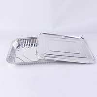 Einweg-Lebensmittelbehälter Aluminiumfolie-Schale 9 X 13 Halbe Größe Dampfgarer-Kochpfanne