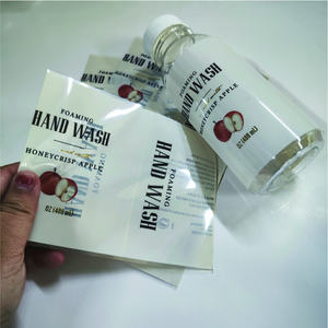 Kundenspezifische PET-Schrumpffolien-Etiketten mit Goldfolienprägung für Handseife, Glas, Kunststoff, Metall, Gläser und Flaschen - Product Image 2