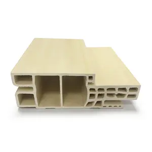 WPC khung cửa khung jamb để bán Trung Quốc sao khung tròn cho nội thất cửa Gỗ nhựa composite