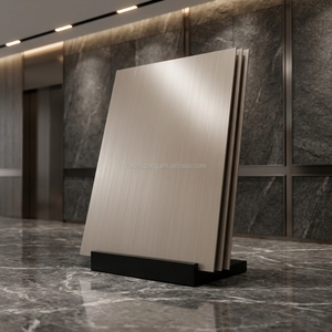 ลามิเนตเหล็กพีวีซีผิวแบบกดแผงเหล็กแบบกดประตูโลหะทนไฟ - Product Image 1