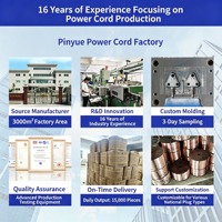 Cable de alimentación de 3 pines del Reino Unido a IEC C8 (Figura 8) de cobre puro, apto para TV, portátil y pequeños electrodomésticos en Filipinas, cable de repuesto