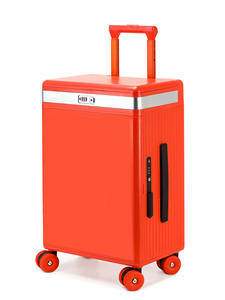 กระเป๋าเดินทางพรีเมียมสุดหรู ขนาด 20 นิ้ว พร้อมกระจกแต่งหน้าพับได้ ดีไซน์หลายช่อง  มีสินค้าในสต็อก  ล้อลากคุณภาพสูง - Product Image 1