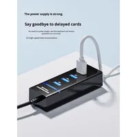 Hub USB 3.0 de 7 Puertos, Super Velocidad, Transferencia de Datos de 5 Gbps, con Cable de 0.3 m para Computadora Portátil, PC, Impresora, Disco Duro Externo, en Existencia