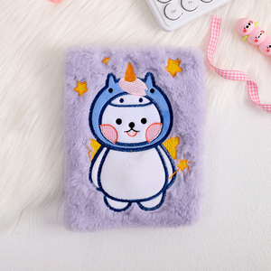2025 Fluffy Sách Bsci Bán Sỉ Trẻ Em Nhỏ Giấy Bìa Cứng Đầy Màu Sắc Trang Sang Trọng Dễ Thương Máy Tính Xách Tay Cho Cô Gái Văn Phòng Phẩm Cuốn Sách - Product Image 1