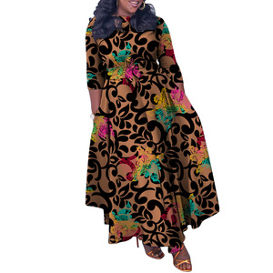 N7964 abito <span class=keywords><strong>lungo</strong></span> africano <span class=keywords><strong>taglie</strong></span> <span class=keywords><strong>forti</strong></span> autunno/inverno elegante alla moda - Product Image 5