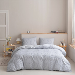 Juego de ropa de cama con diseño de flores, edredón con diseño popular personalizado de poliéster cortado, <span class=keywords><strong>color</strong></span> stock - Product Image 2