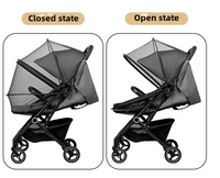 Moustiquaire Imprégnée Pliable pour Berceau Bébé et Poussette Universelle
