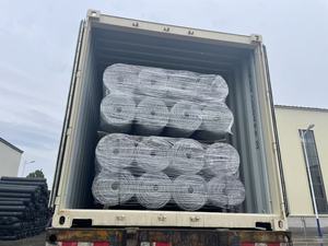 8ft cao 330ft dài mạ kẽm chống ăn mòn cố định nút trang trại lĩnh vực hàng rào lưới cho cừu gia súc dê Hươu với mô hình 3D - Product Image 5